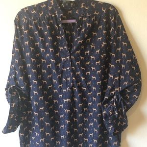 Fun2Fun Dog print blouse
